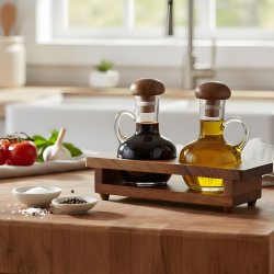 Glass Oil Dispenser - 2 Pcs